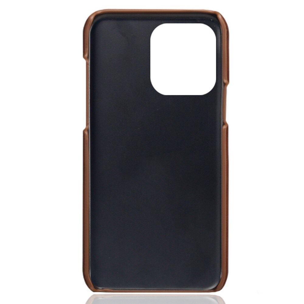 Card Slots Case iPhone 14 Pro ruskea