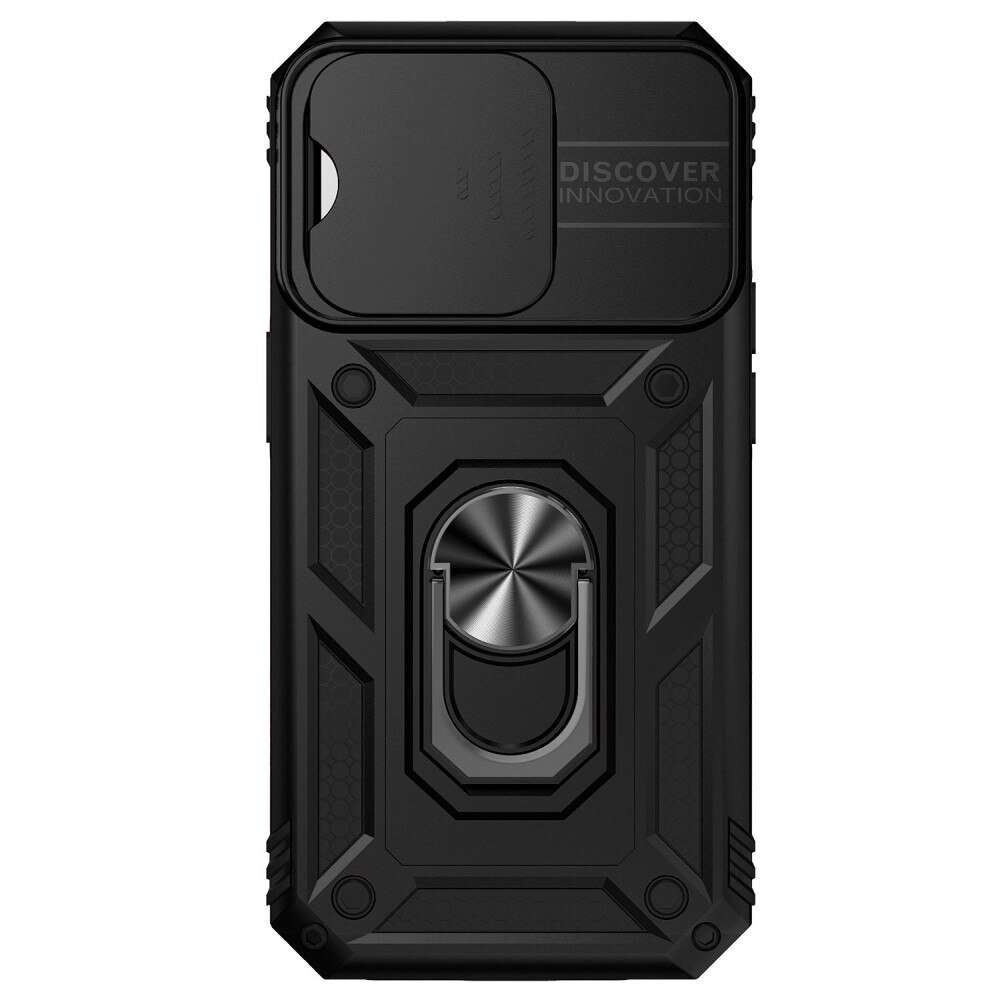Hybridikuori Ring + Kamerasuojalla iPhone 14 Pro Max Musta