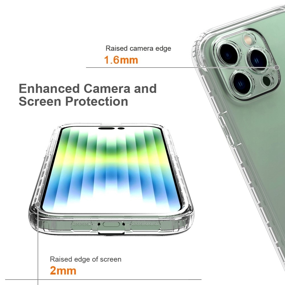 Full Cover Kuori iPhone 14 Pro Max Kirkas