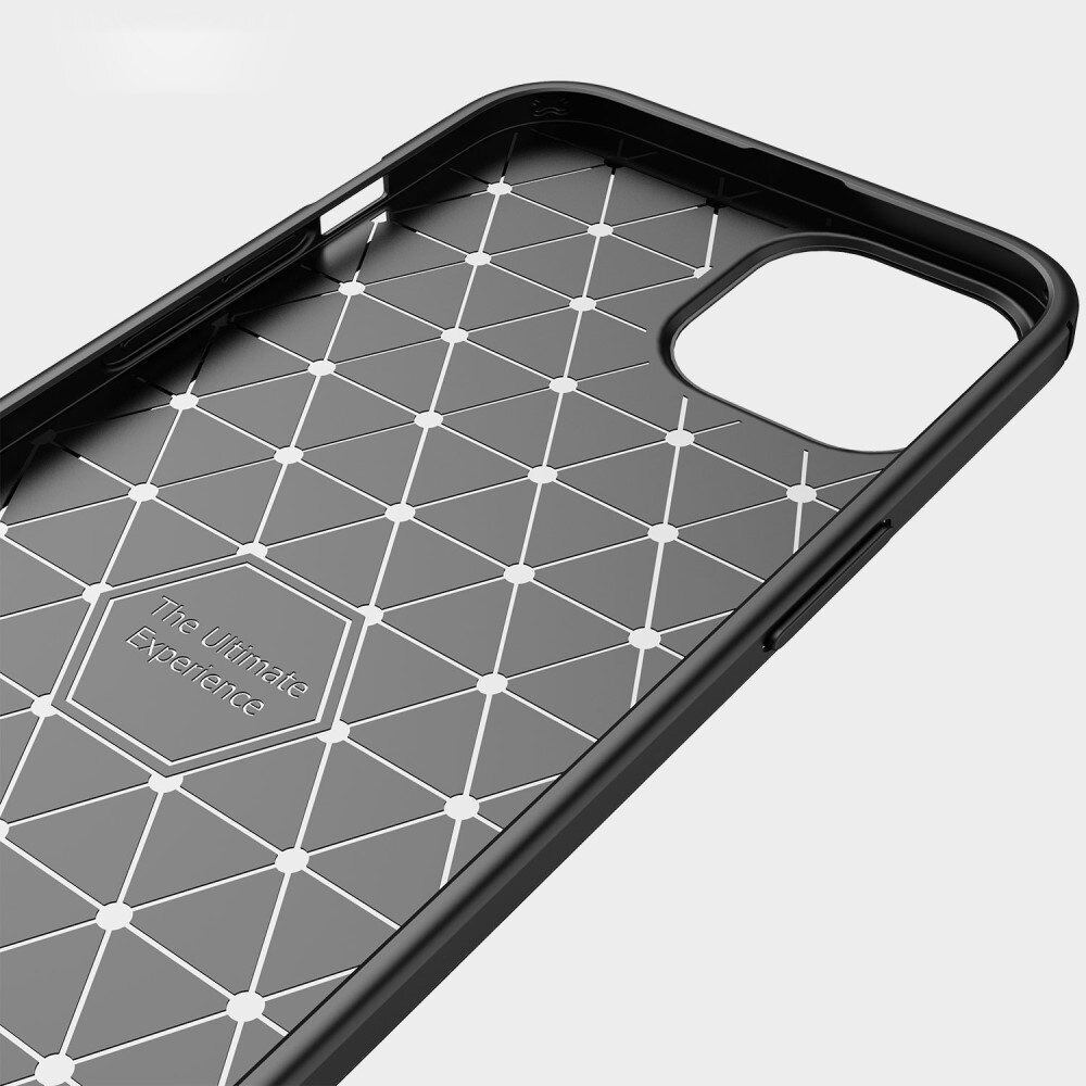 iPhone 14 Kuori TPU Brushed Musta