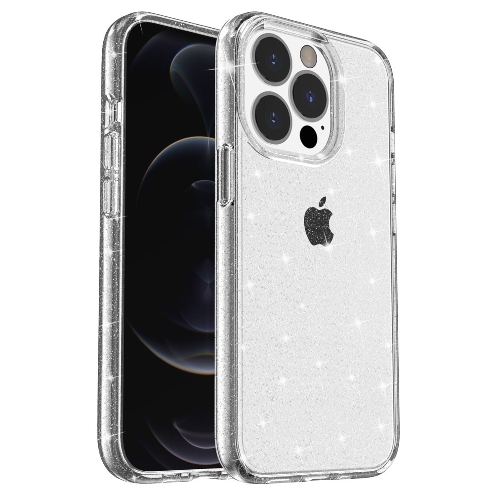 Liquid Glitter Case iPhone 15 Pro kirkas