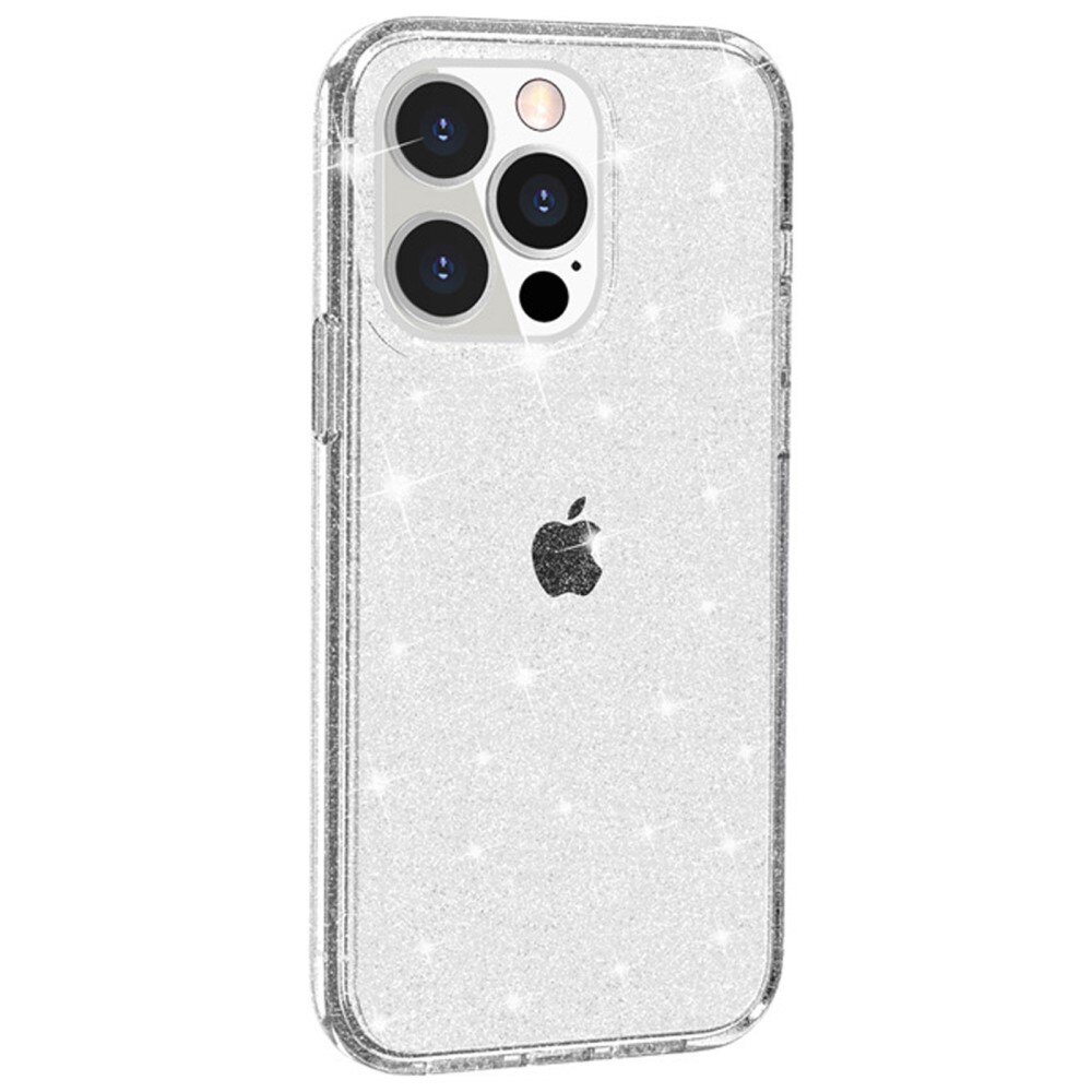 Liquid Glitter Case iPhone 15 Pro kirkas