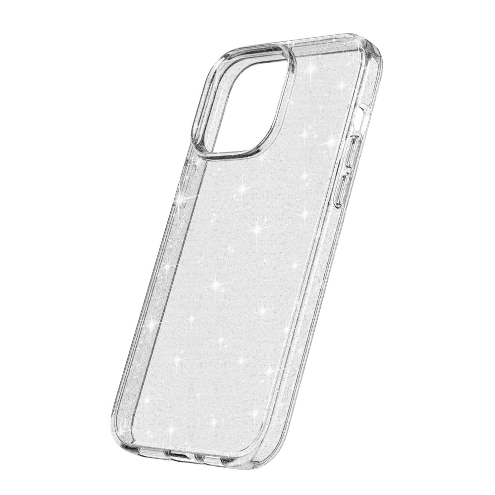 Liquid Glitter Case iPhone 15 Pro kirkas