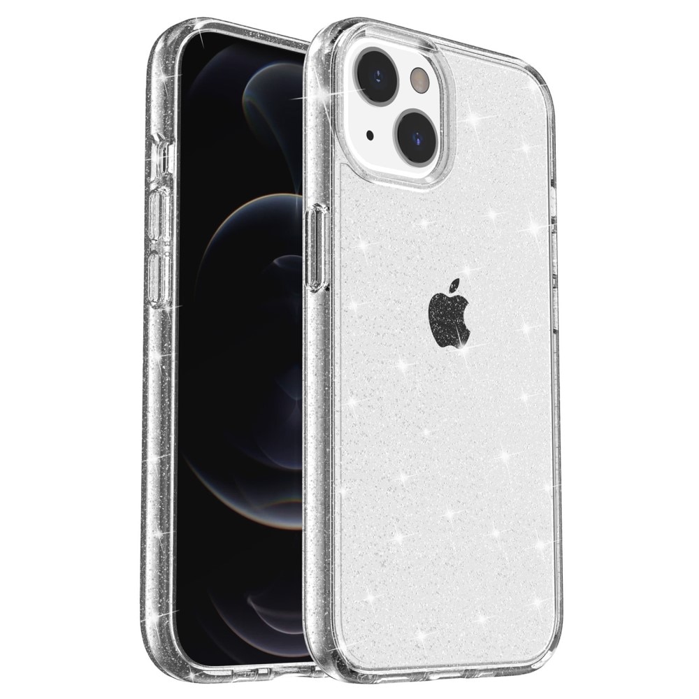 Liquid Glitter Case iPhone 15 Plus kirkas