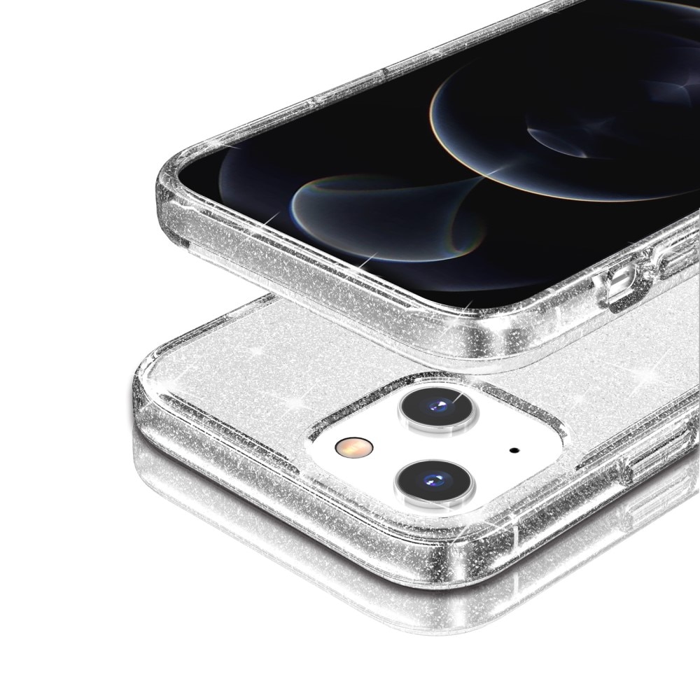Liquid Glitter Case iPhone 15 Plus kirkas