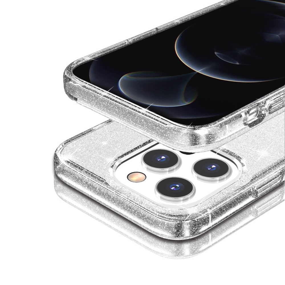Liquid Glitter Case iPhone 15 Pro Max kirkas