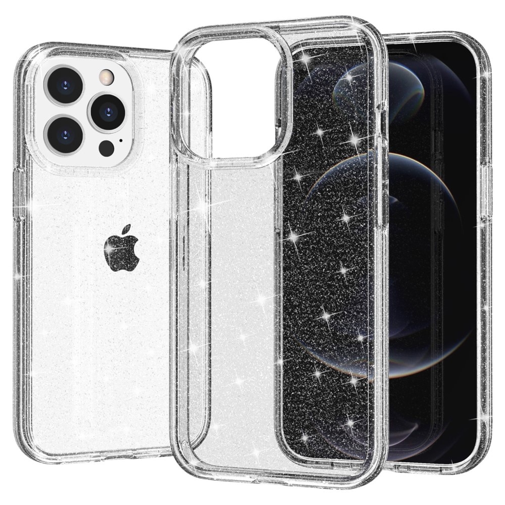 Liquid Glitter Case iPhone 15 Pro Max kirkas
