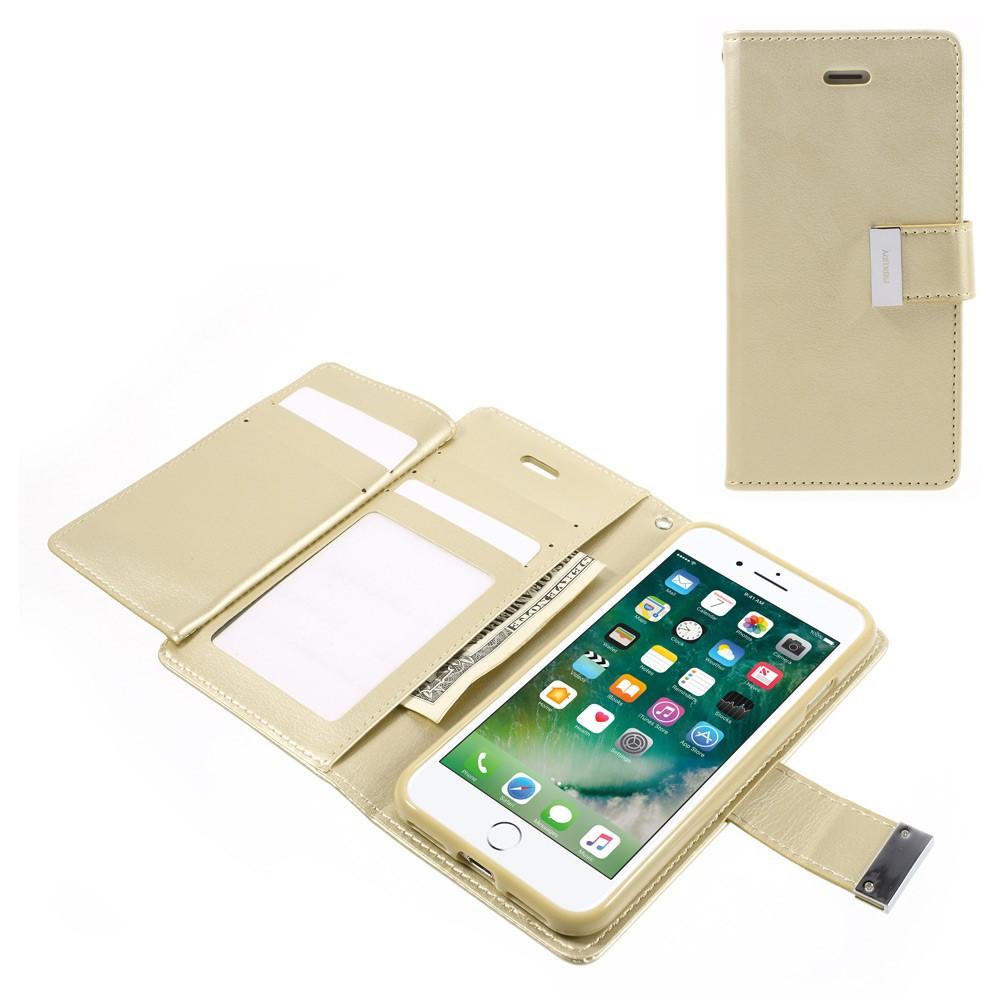 Rich Diary Case Apple iPhone 7/8/SE kulta