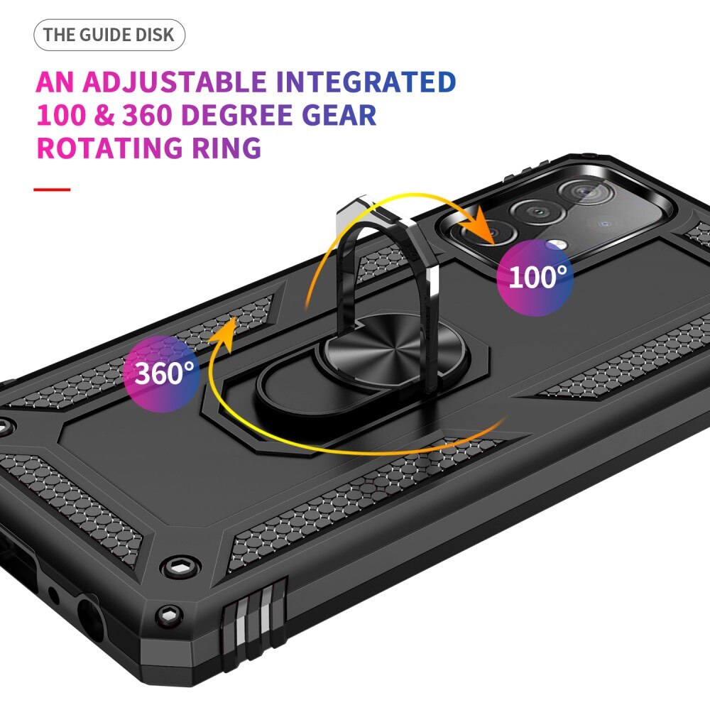 Hybridikuori Tech Ring Samsung Galaxy A52/A52s musta