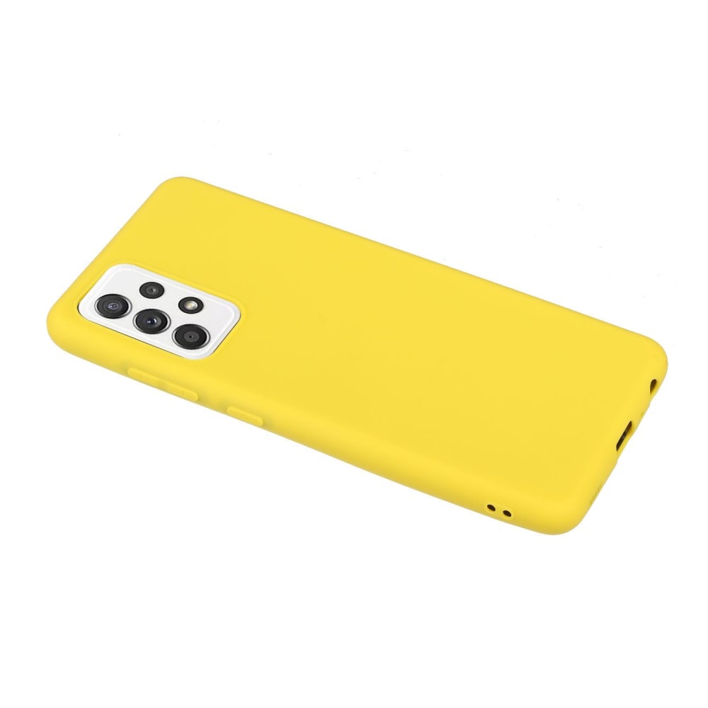 TPU suojakuori Samsung Galaxy A52/A52s keltainen