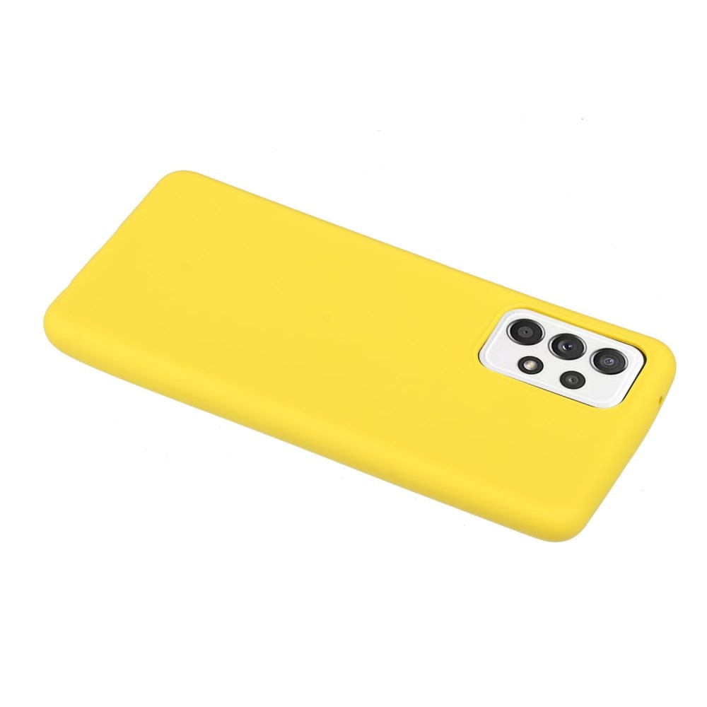 TPU suojakuori Samsung Galaxy A52/A52s keltainen