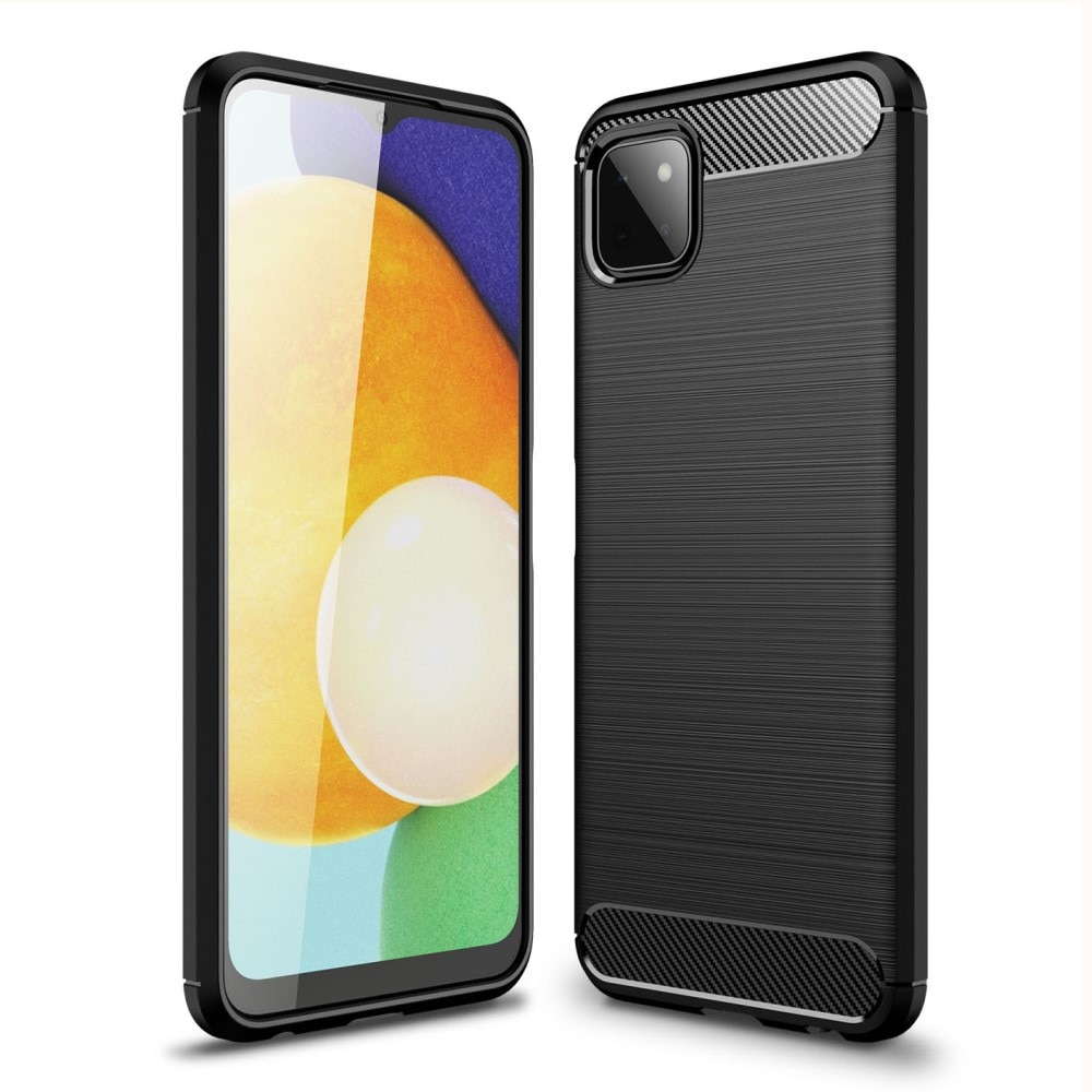 Samsung Galaxy A22 5G Kuori TPU Brushed Musta
