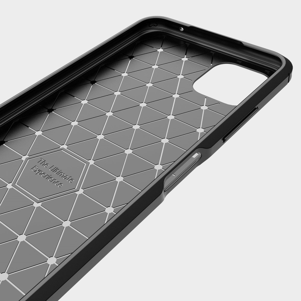 Samsung Galaxy A22 5G Kuori TPU Brushed Musta