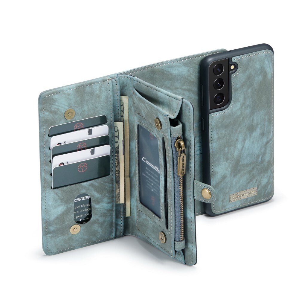Multi-slot Suojakotelo Samsung Galaxy S21 FE Sininen