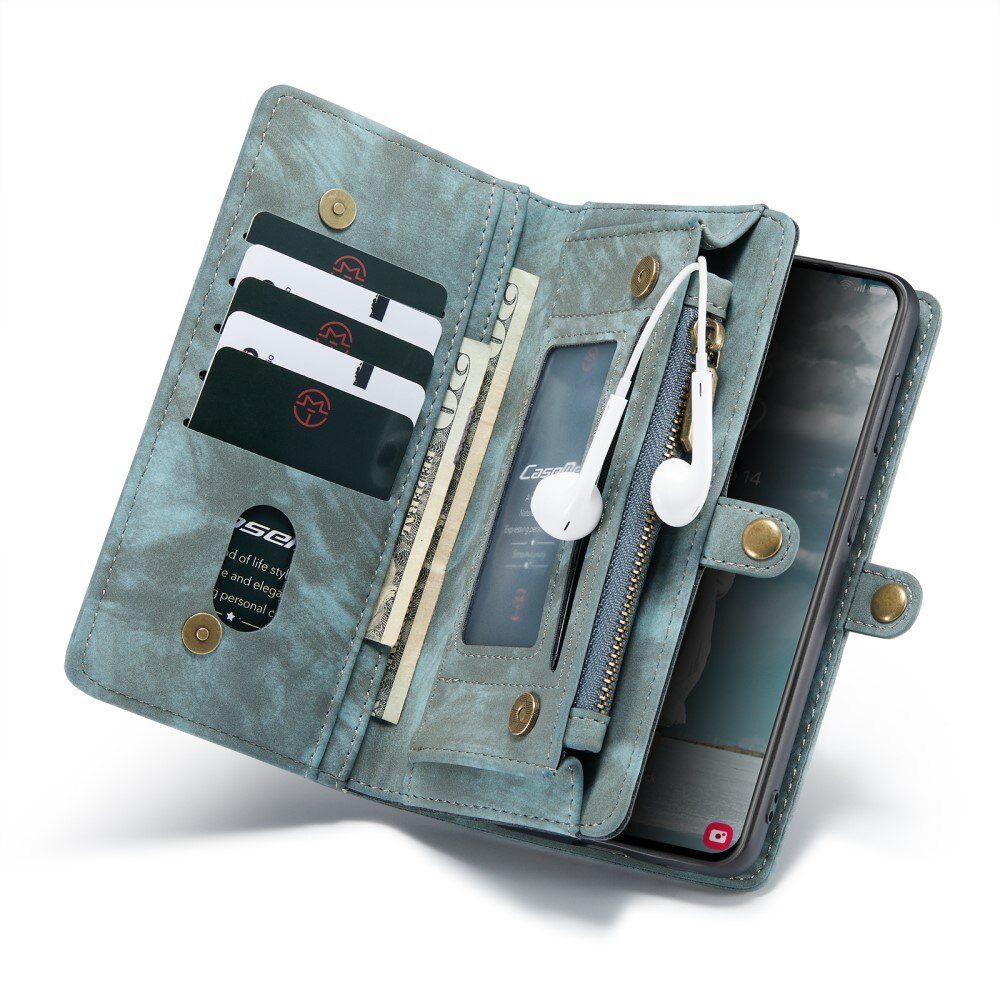 Multi-slot Suojakotelo Samsung Galaxy S21 FE Sininen