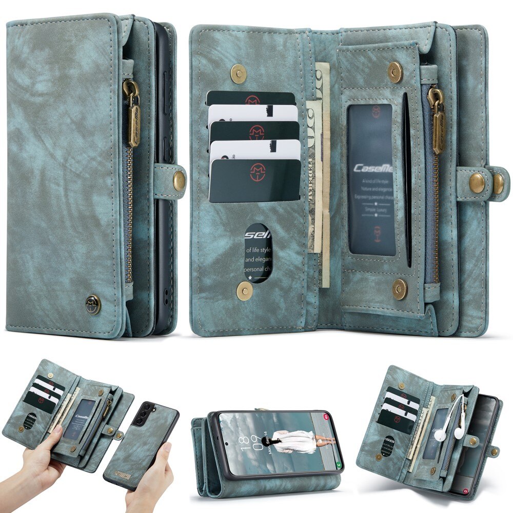 Multi-slot Suojakotelo Samsung Galaxy S21 FE Sininen