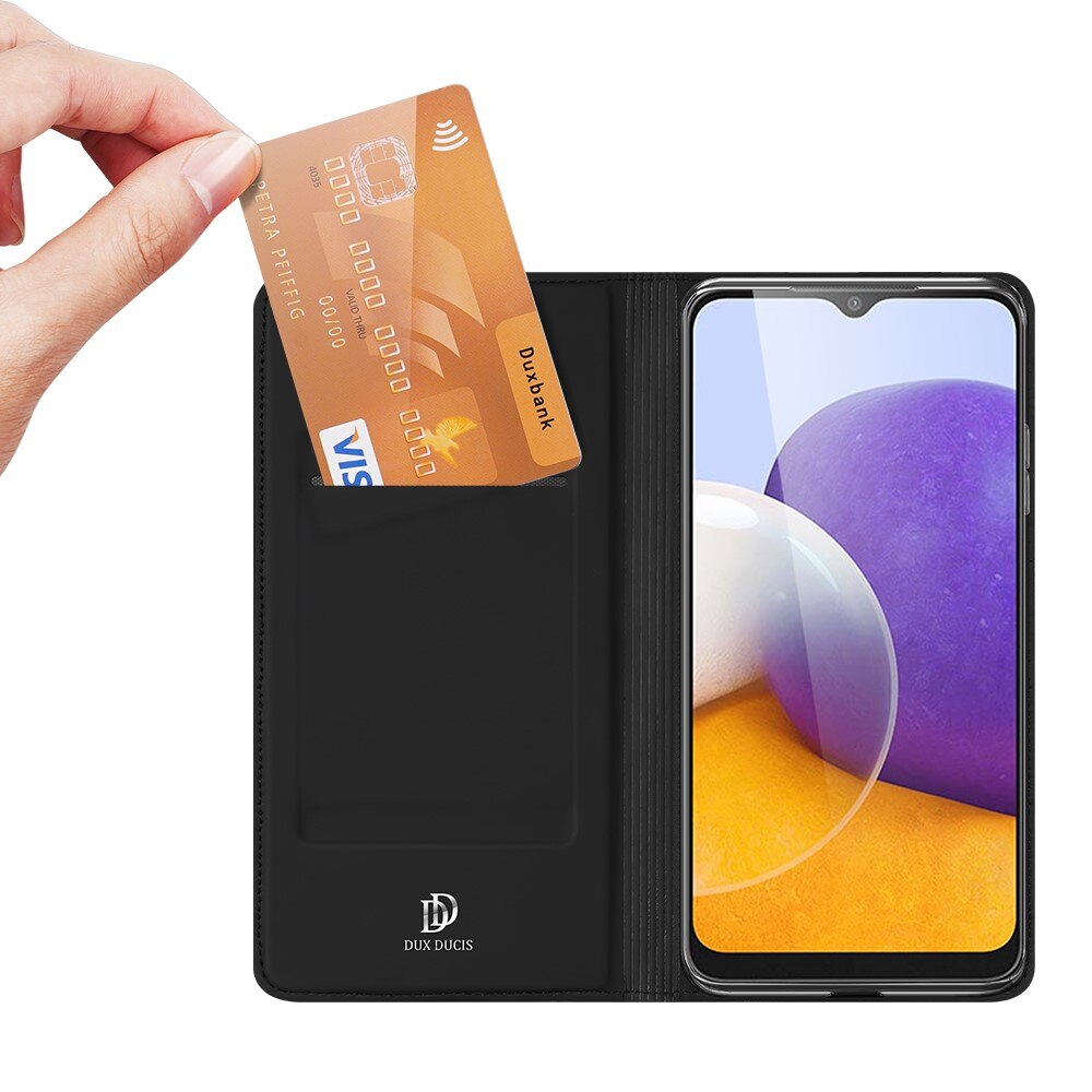 Skin Pro Series Samsung Galaxy A22 5G - Musta