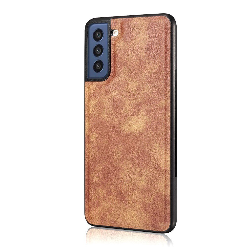 Magnet Wallet Samsung Galaxy S21 FE Cognac