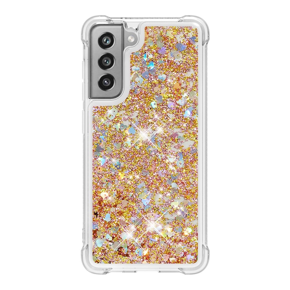 Samsung Galaxy S21 FE Glitter Powder TPU Case Kulta