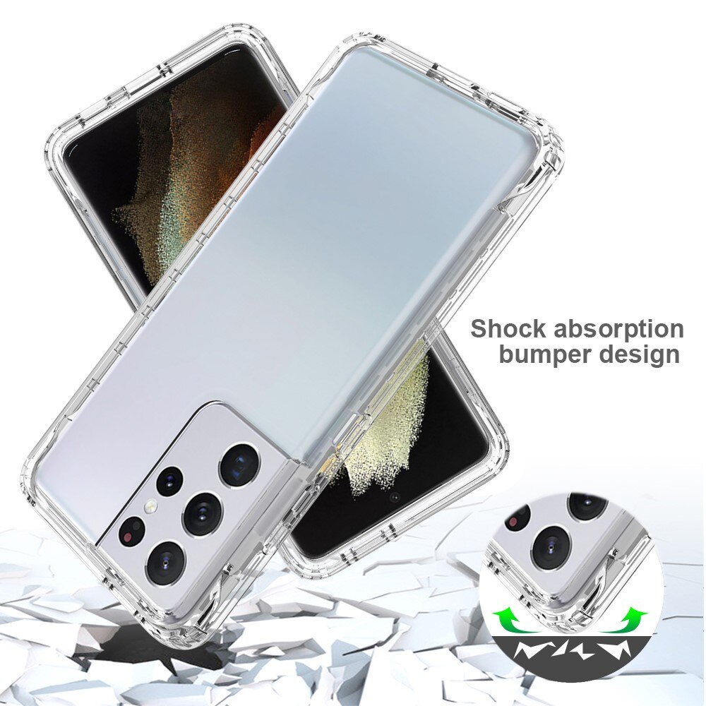 Full Cover Kuori Samsung Galaxy S21 Ultra Kirkas