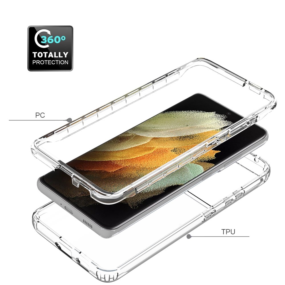 Full Cover Kuori Samsung Galaxy S21 Ultra Kirkas