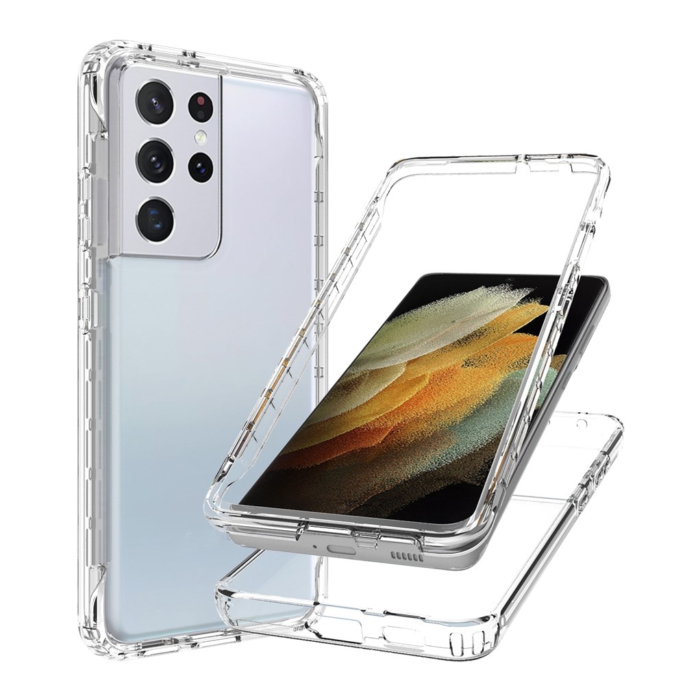 Full Cover Kuori Samsung Galaxy S21 Ultra Kirkas