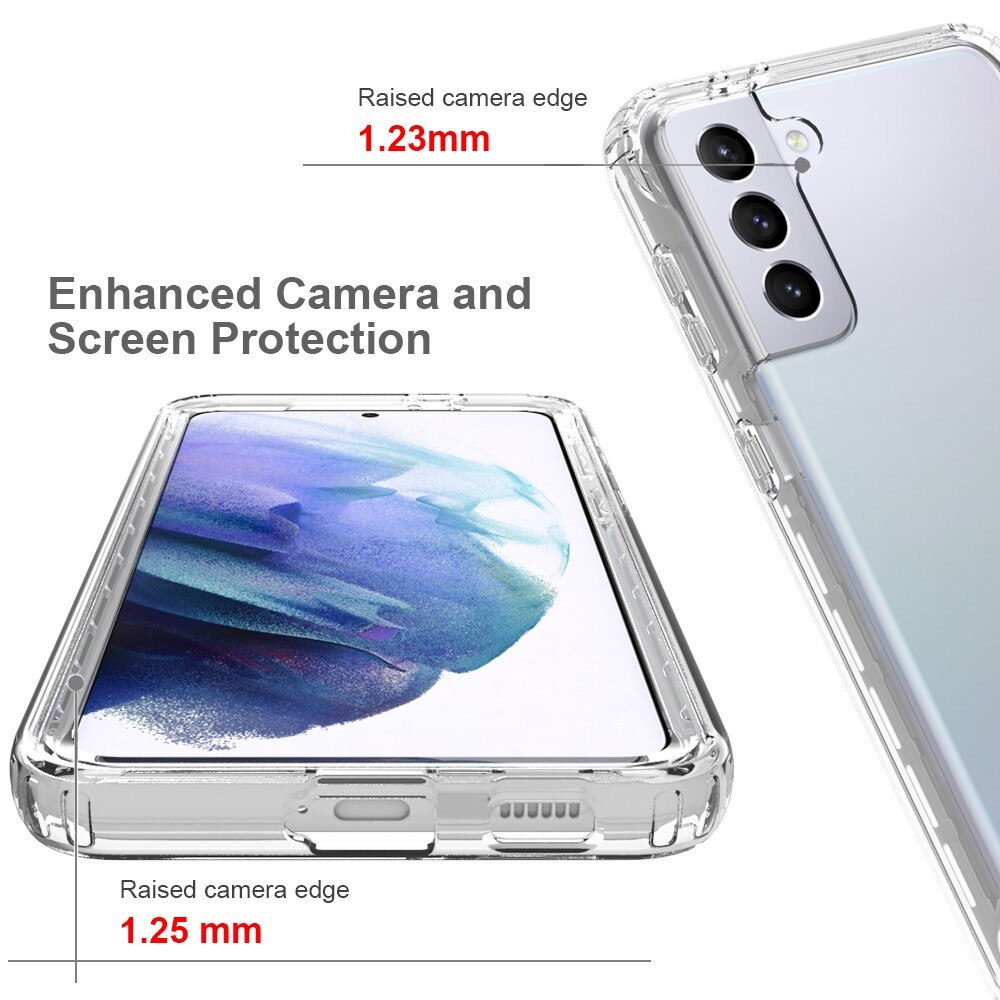 Full Cover Kuori Samsung Galaxy S21 Plus Kirkas