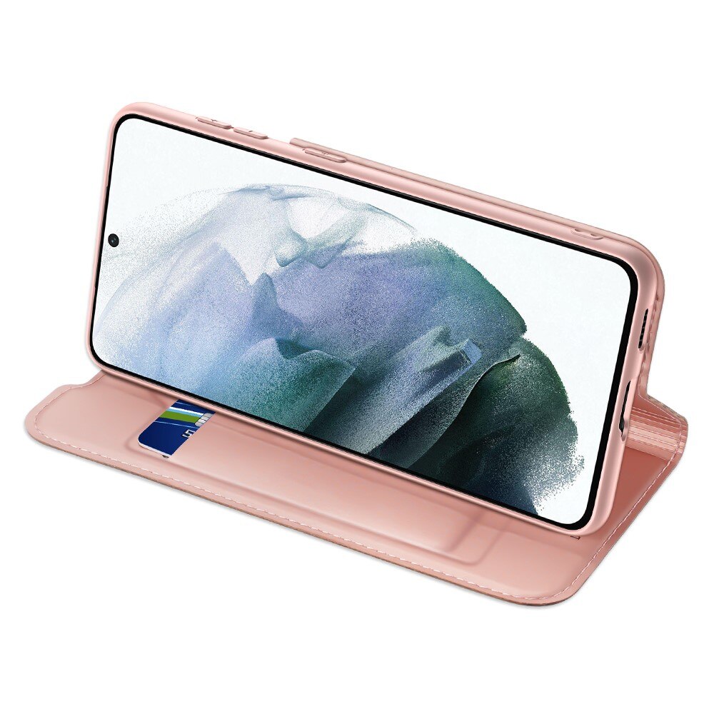 Skin Pro Series Samsung Galaxy S21 FE - Vaaleanpunainen
