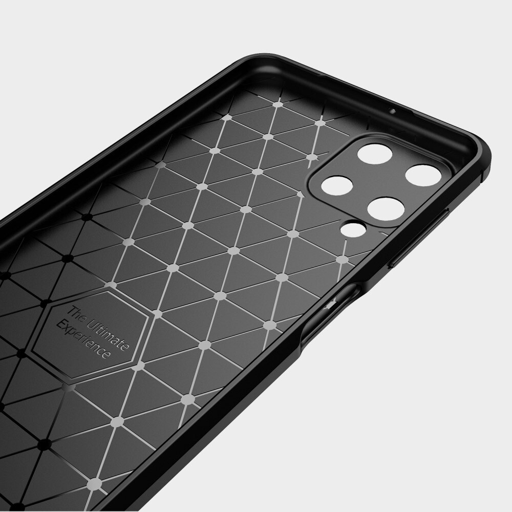 Samsung Galaxy A22 4G Kuori TPU Brushed Musta