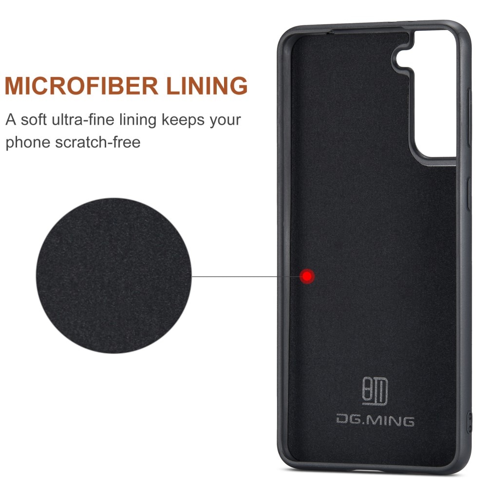 Magnetic Card Slot Case Samsung Galaxy S21 FE Musta