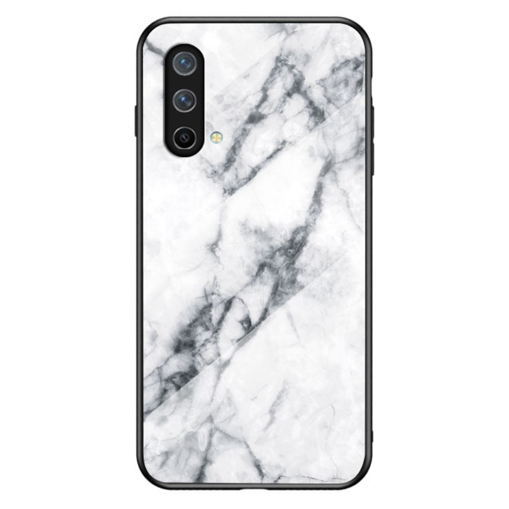 Panssarilasi Kuori OnePlus Nord CE 5G valkoinen marmori