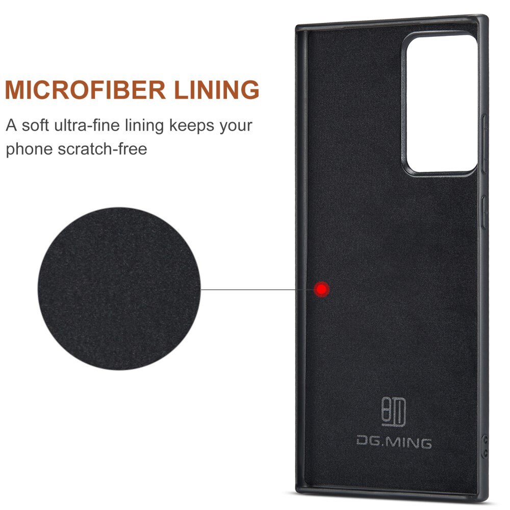 Magnetic Card Slot Case Samsung Galaxy Note 20 Ultra Musta