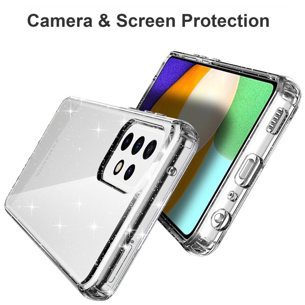 Glitter TPU Case Galaxy A52/A52s kirkas
