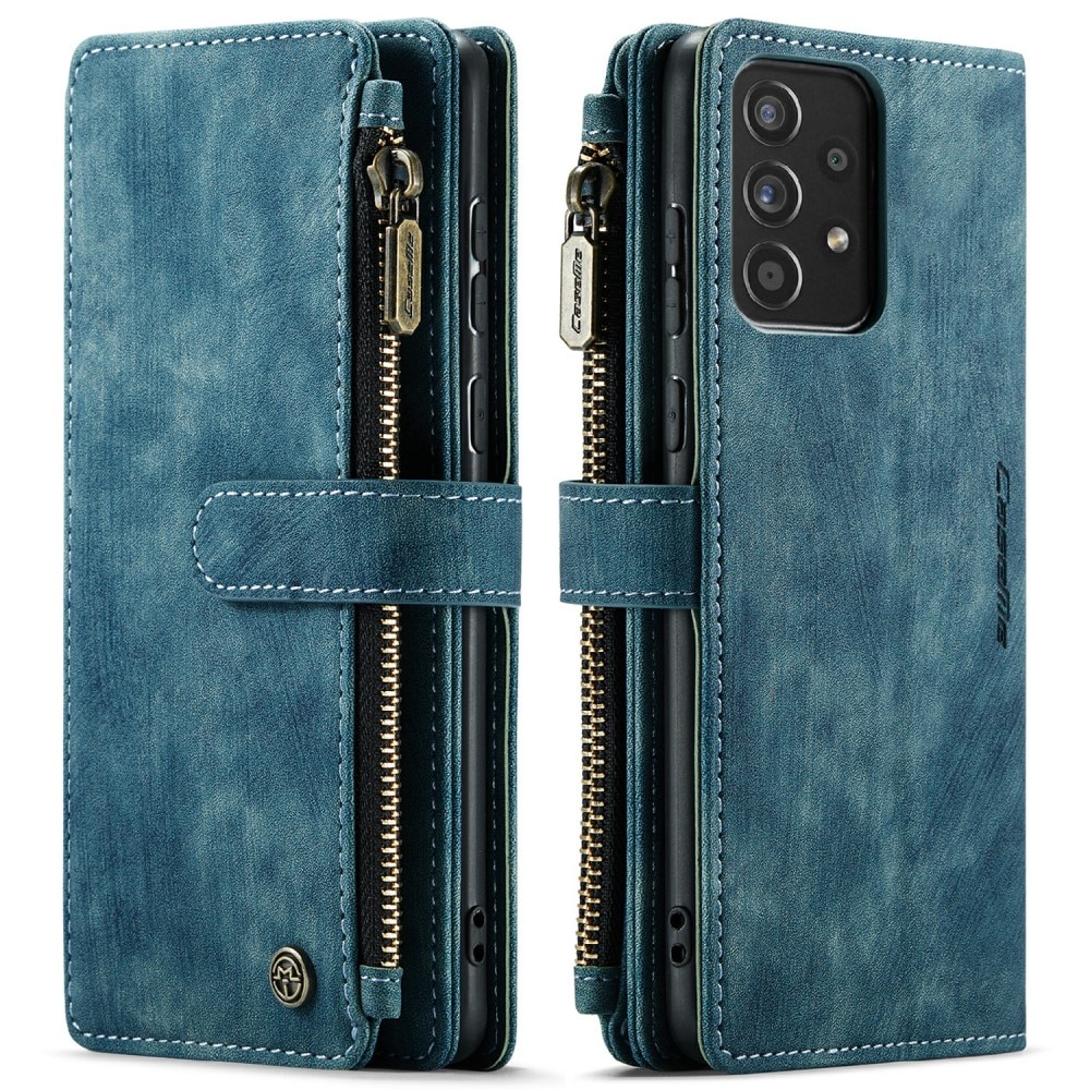 Zipper Wallet Samsung Galaxy A52/A52s sininen