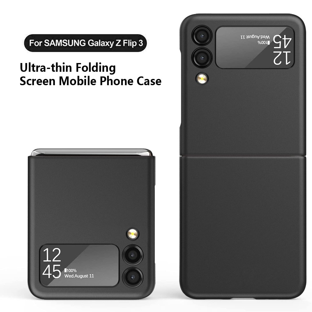 Hard Case Rubberized Samsung Galaxy Z Flip 3 Valkoinen