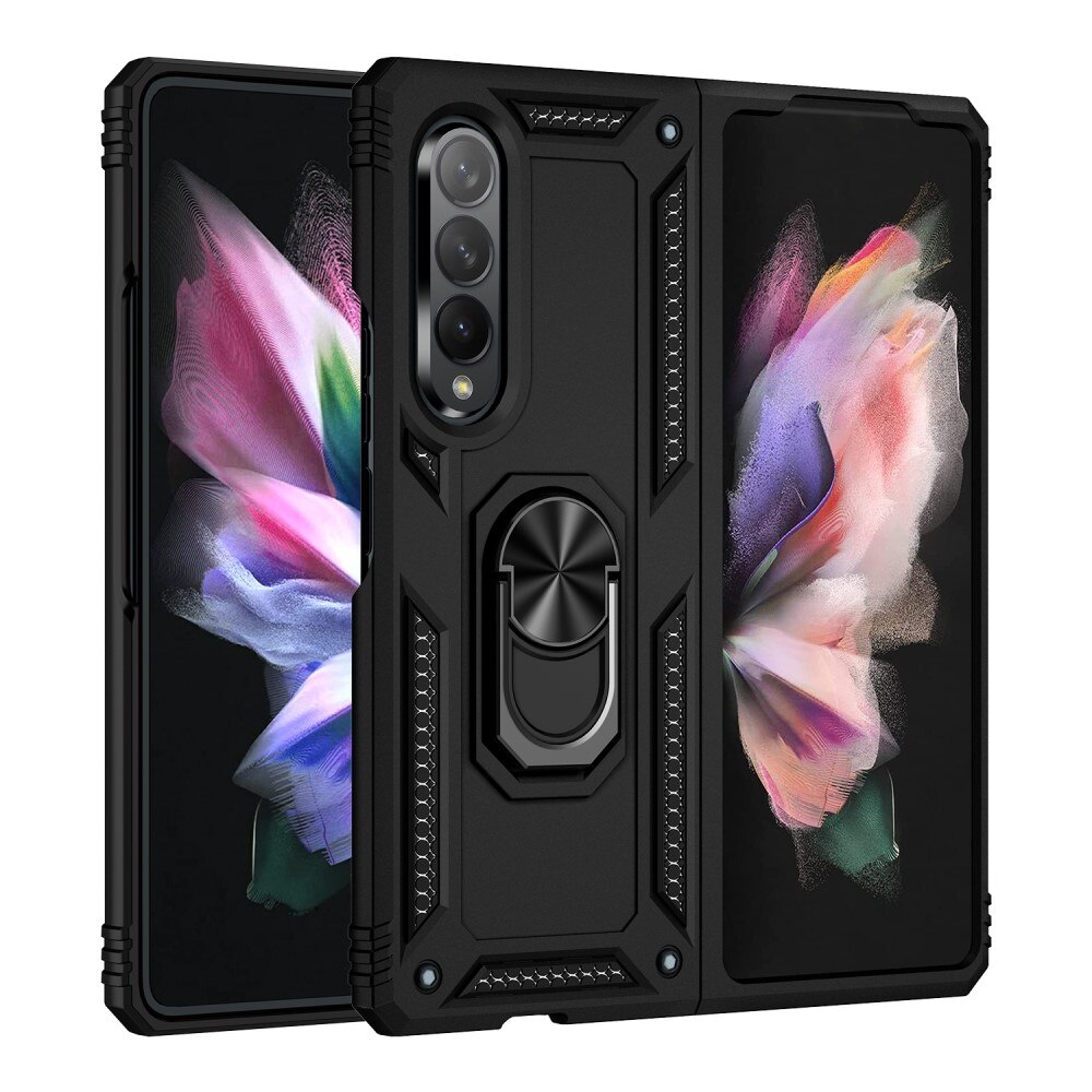 Hybridikuori Tech Ring Samsung Galaxy Z Fold 3 musta