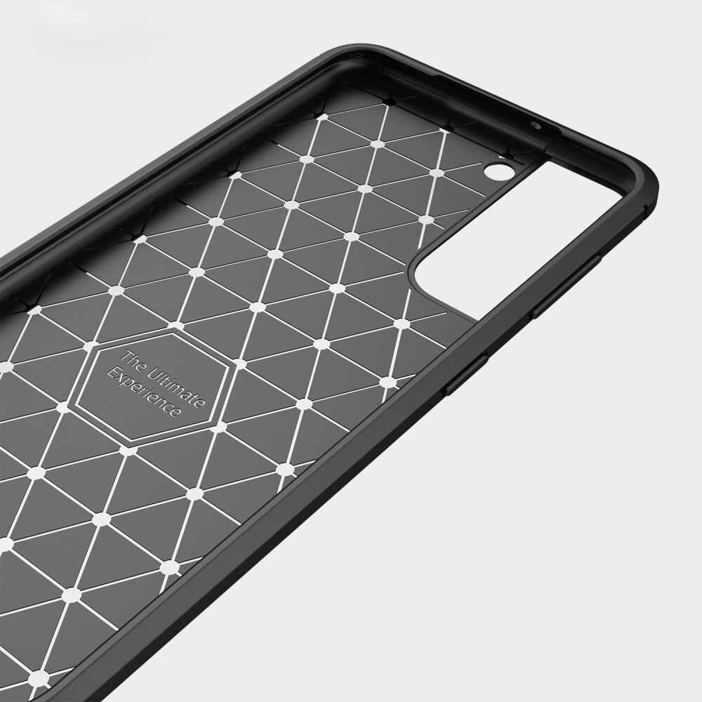 Samsung Galaxy S22 Plus Kuori TPU Brushed Musta