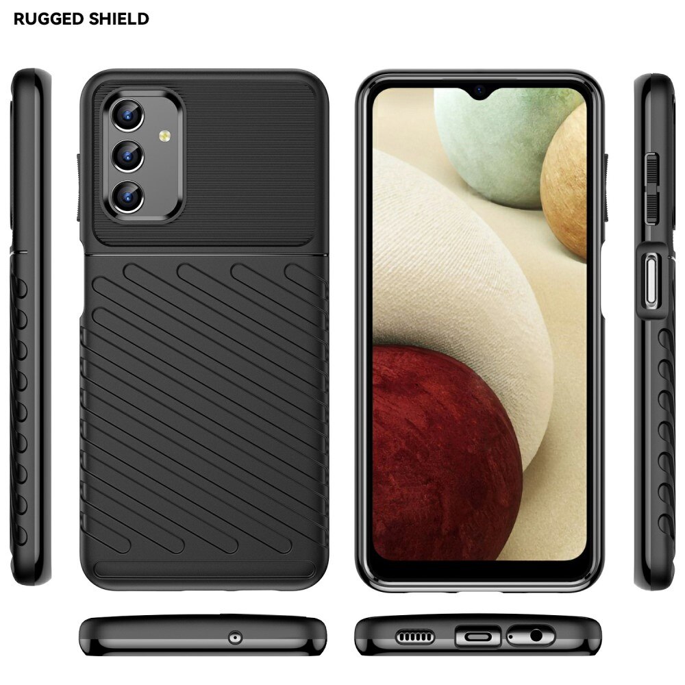 Thunder TPU Case Samsung Galaxy A04s musta