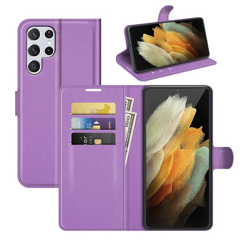 Suojakotelo Galaxy S22 Ultra liila