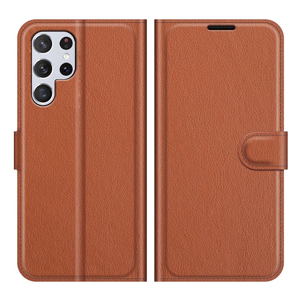 Suojakotelo Samsung Galaxy S22 Ultra Ruskea