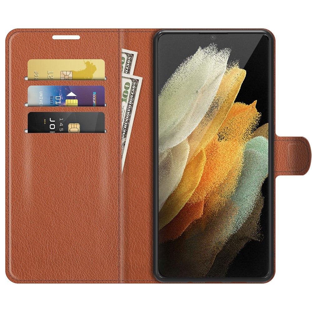 Suojakotelo Samsung Galaxy S22 Ultra Ruskea