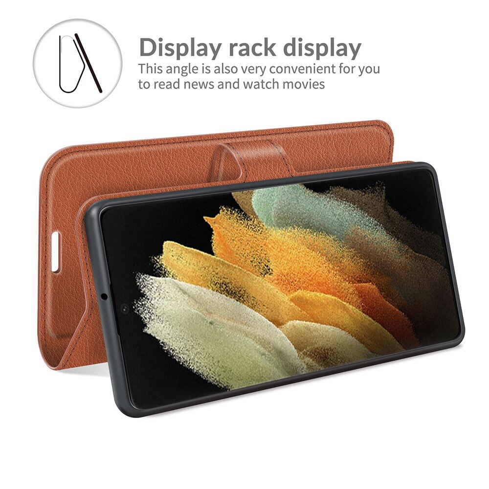 Suojakotelo Samsung Galaxy S22 Ultra Ruskea