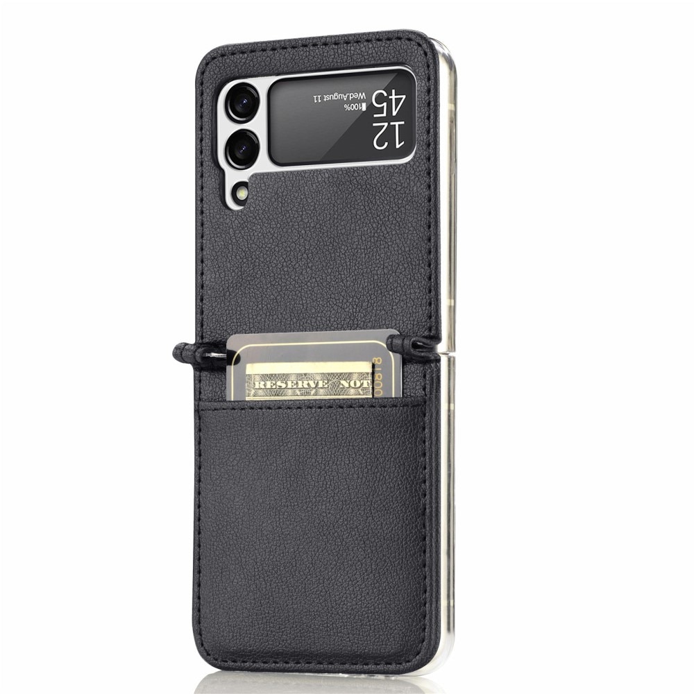 Slim Card Wallet Samsung Galaxy Z Flip 3 musta