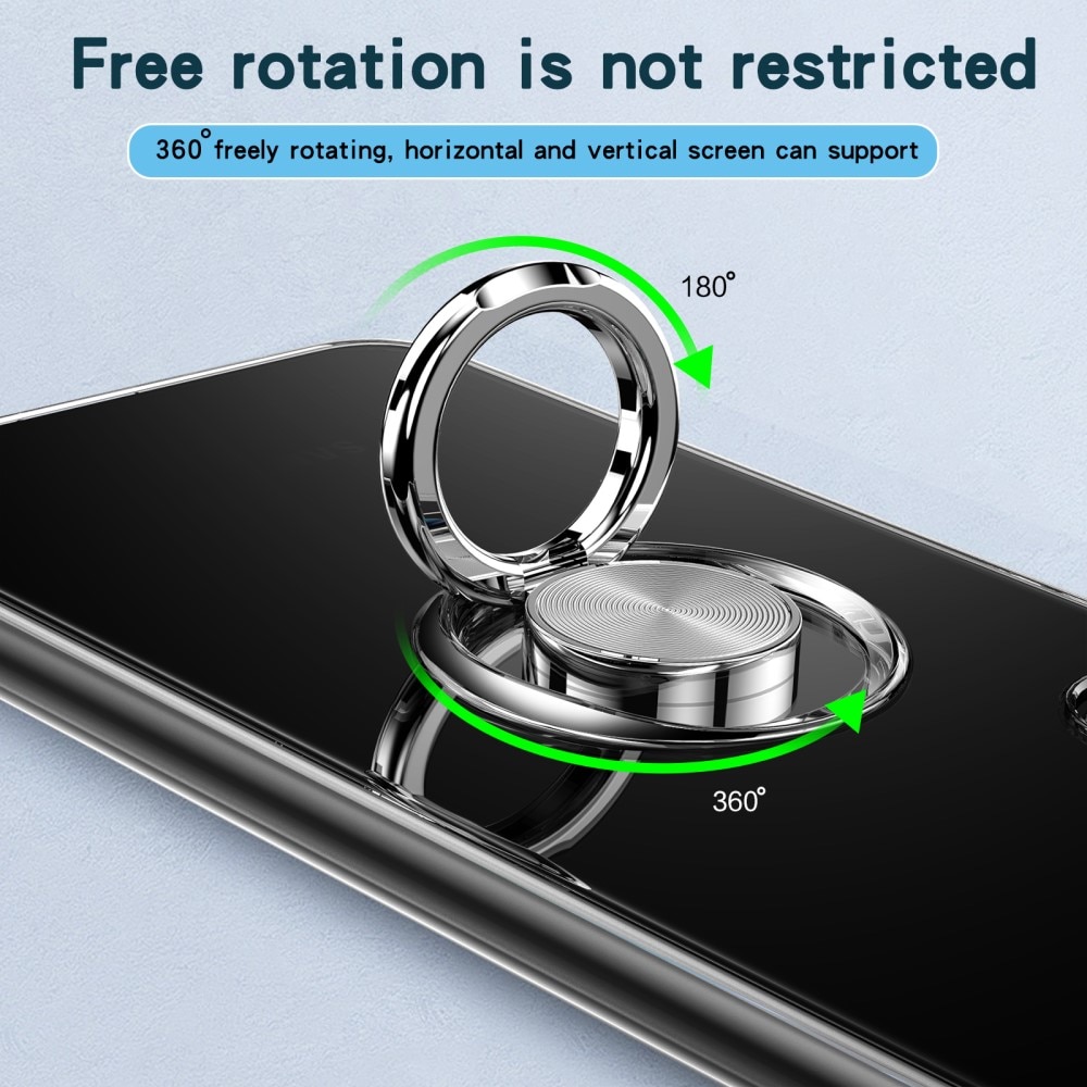 TPU Case Finger Ring Kickstand Samsung Galaxy S22 Transparent
