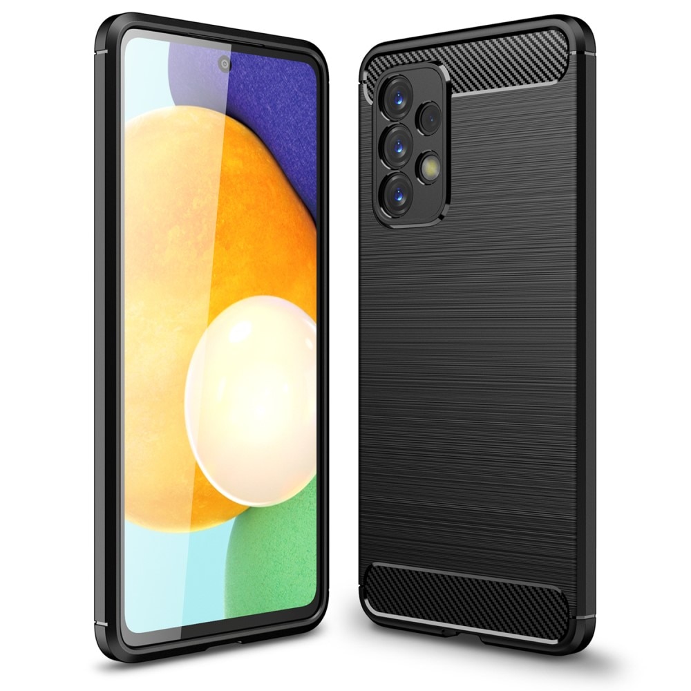 Samsung Galaxy A33 Kuori TPU Brushed Musta