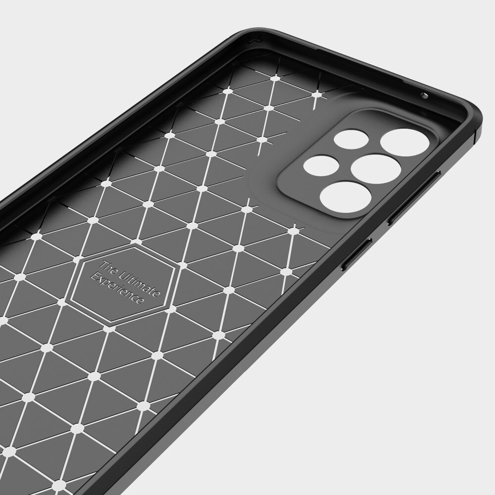 Samsung Galaxy A33 Kuori TPU Brushed Musta