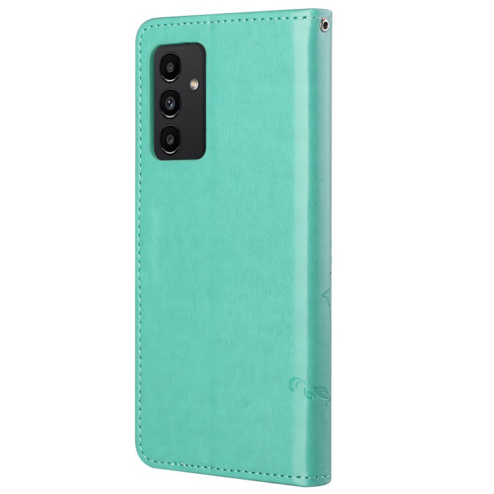 Nahkakotelo Perhonen Samsung Galaxy A13 Vihreä
