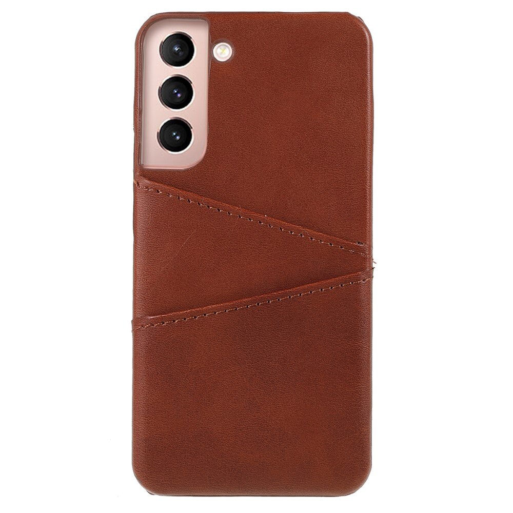 Card Slots Case Samsung Galaxy S22 Plus ruskea