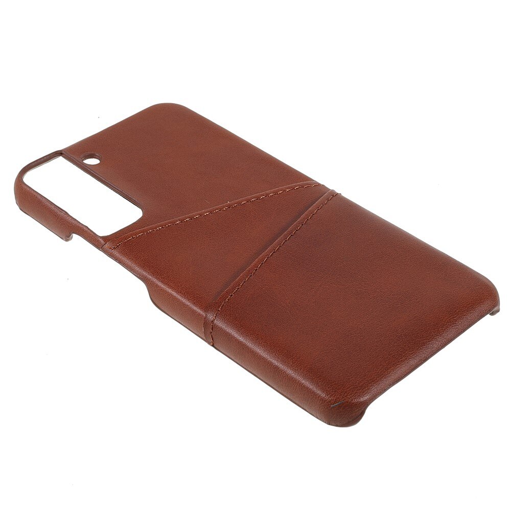 Card Slots Case Samsung Galaxy S22 Plus ruskea