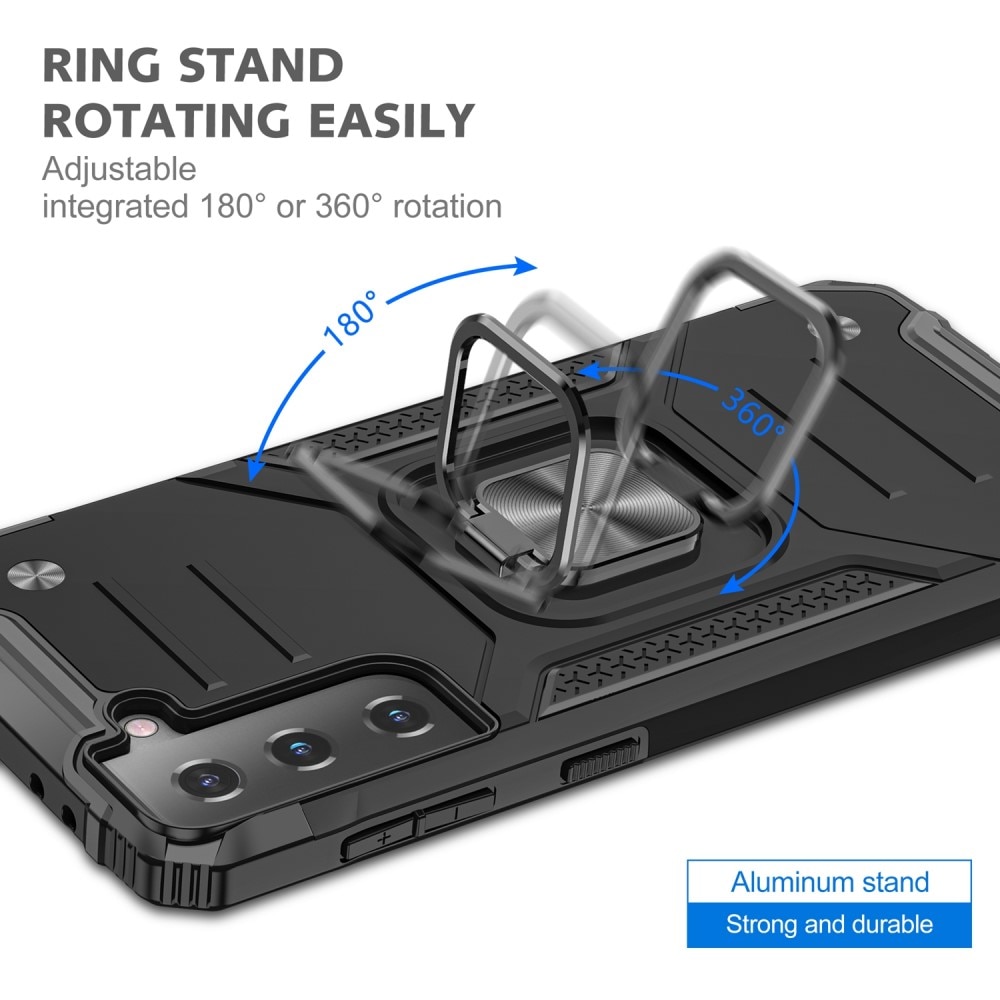 Hybridikuori Tech Ring Samsung Galaxy S22 musta